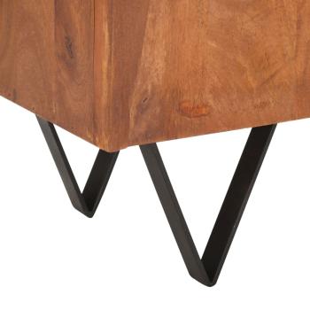 TV-Schrank 140x30x46 cm Massivholz Mango