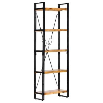 Bücherregal 5 Fächer 60 x 30 x 180 cm Mango Massivholz  