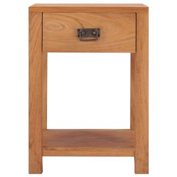 Nachttisch 35x35x50 cm Massivholz Teak