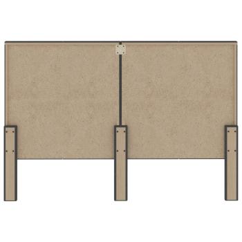 Kopfteil Dunkelgrau Stoff 140×200 cm 