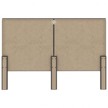 Kopfteil Dunkelgrau Stoff 160×200 cm