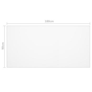 Tischfolie Matt 180x90 cm 2 mm PVC