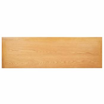 TV-Schrank 120x35x48 cm Massivholz Eiche