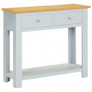 ARDEBO.de - Konsolentisch 83x30x73 cm Massivholz Eiche