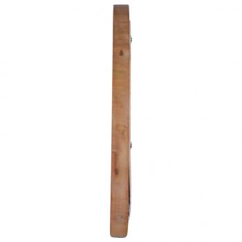 Wandspiegel 40 cm Teak Rund
