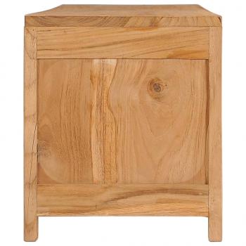 TV-Schrank 135x30x35 cm Massivholz Teak