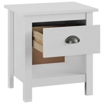 Nachttische 2 Stk. Hill 46x35x49,5 cm Massivholz Kiefer