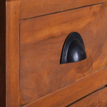 Nachttisch 40x35x60 cm Massivholz Teak