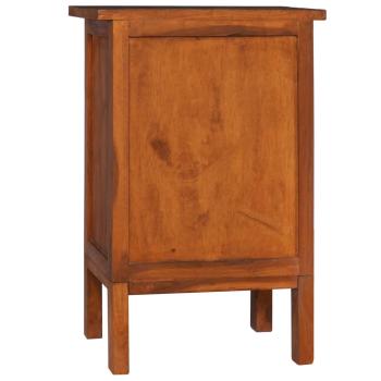 Nachttisch 40x35x60 cm Massivholz Teak