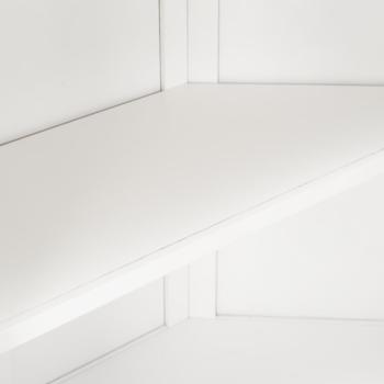 Eckschrank 80x33,5x78 cm Eiche Massivholz