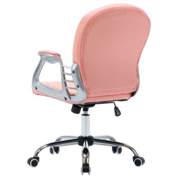 Bürodrehstuhl Rosa Kunstleder 