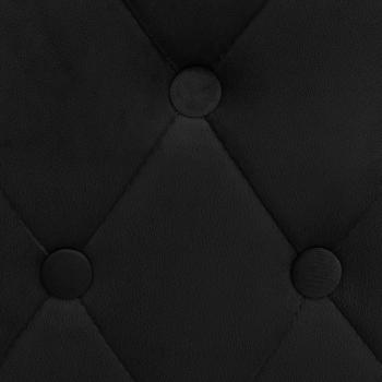 Barhocker 2 Stk. Schwarz Samt 