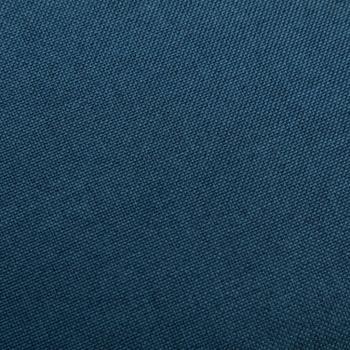 Schaukelstuhl Blau Stoff