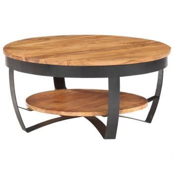 Couchtisch 65x65x32 cm Massivholz Akazie