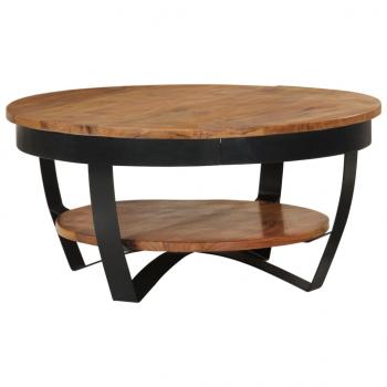 Couchtisch 65x65x32 cm Massivholz Akazie