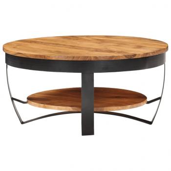 Couchtisch 65x65x32 cm Massivholz Akazie