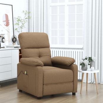 ARDEBO.de - Massagesessel Braun Stoff