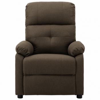 Massagesessel Braun Stoff