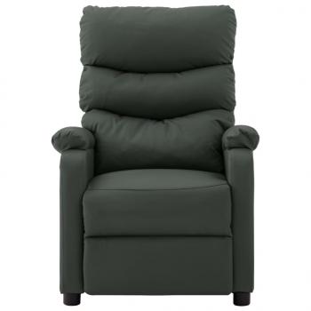 Massagesessel Grau Kunstleder