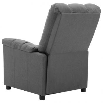 Relaxsessel Hellgrau Stoff