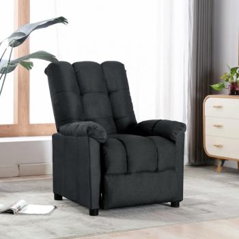 ARDEBO.de - Relaxsessel Dunkelgrau Stoff