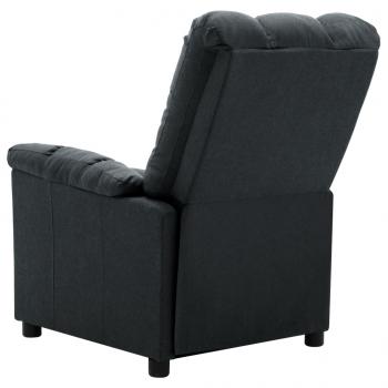 Relaxsessel Dunkelgrau Stoff