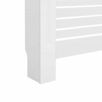 Heizkörperverkleidungen 2 Stk. Weiß 172×19×81,5 cm MDF