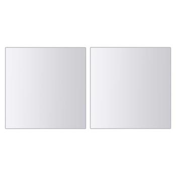 16-tlg. Spiegelfliesen-Set Verschiedene Formen Glas