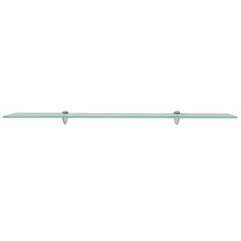 Schweberegale 2 Stk. Glas 100x10 cm 8 mm