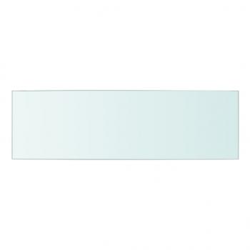 Regalböden 2 Stk. Glas Transparent 50x15 cm