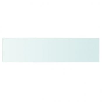Regalböden 2 Stk. Glas Transparent 60x15 cm