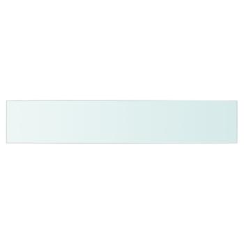 Regalböden 2 Stk. Glas Transparent 80x15 cm