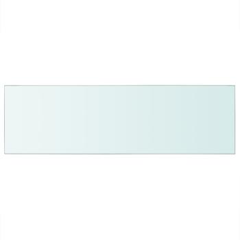 Regalböden 2 Stk. Glas Transparent 80x25 cm