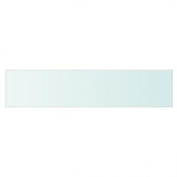 Regalböden 2 Stk. Glas Transparent 90x20 cm