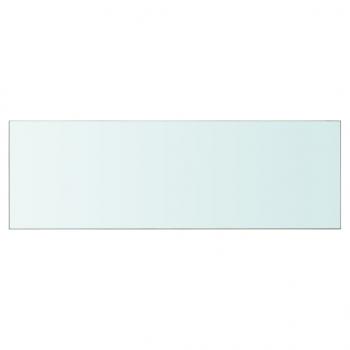 Regalböden 2 Stk. Glas Transparent 90x30 cm