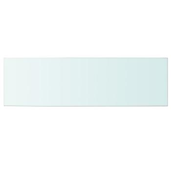 Regalböden 2 Stk. Glas Transparent 100x30 cm