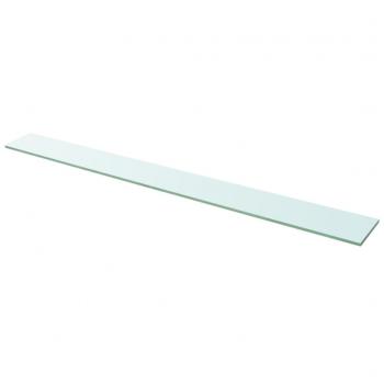 Regalböden 2 Stk. Glas Transparent 110x12 cm