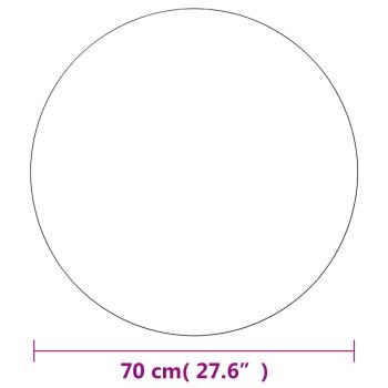 Wandspiegel 2 Stk. 70 cm Rund Glas