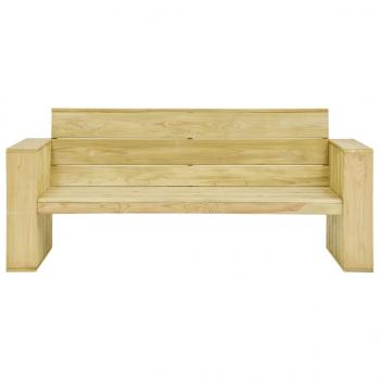 4-tlg. Garten-Lounge-Set Kiefernholz Imprägniert