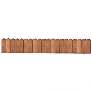 Beeteinfassungen 2 Stk. 120 cm Kiefernholz Imprägniert