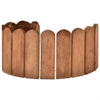 Beeteinfassungen 2 Stk. 120 cm Kiefernholz Imprägniert