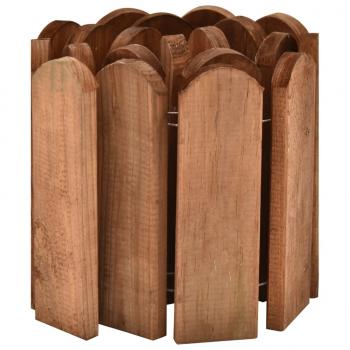 Beeteinfassungen 2 Stk. 120 cm Kiefernholz Imprägniert