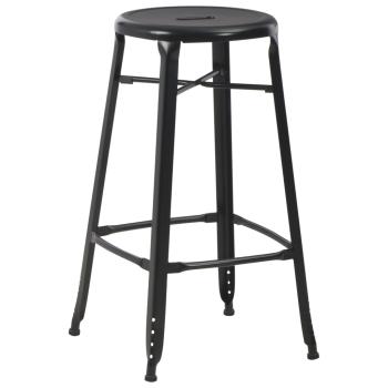 Barhocker 6 Stk. Schwarz Stahl