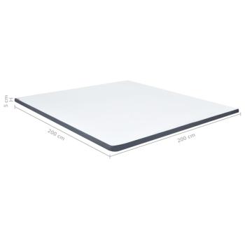 Boxspringbett Dunkelgrau Stoff 200x200 cm