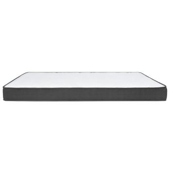 Boxspringbett Dunkelgrau Stoff 200x200 cm