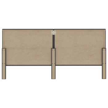Boxspringbett Dunkelgrau Stoff 200x200 cm