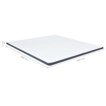 Boxspringbett Dunkelgrau Stoff 200x200 cm