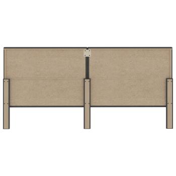Boxspringbett Dunkelgrau Stoff 200x200 cm