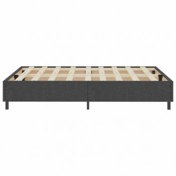Boxspringbett Dunkelgrau Stoff 180x200 cm