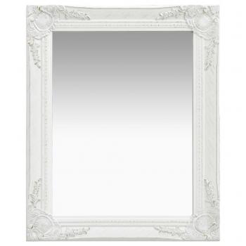 ARDEBO.de - Wandspiegel im Barock-Stil 50x60 cm Weiß